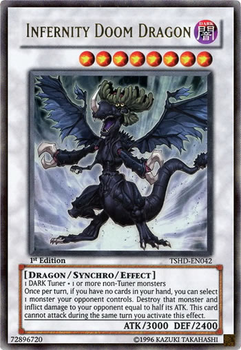 Yu-Gi-Oh Card: Infernity Doom Dragon