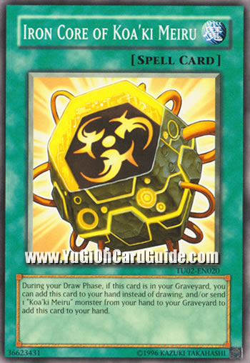 Yu-Gi-Oh Card: Iron Core of Koa'ki Meiru