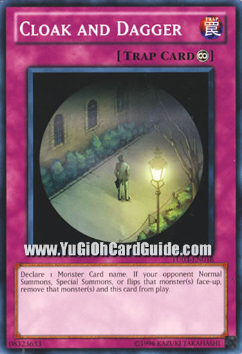 Yu-Gi-Oh Card: Cloak and Dagger