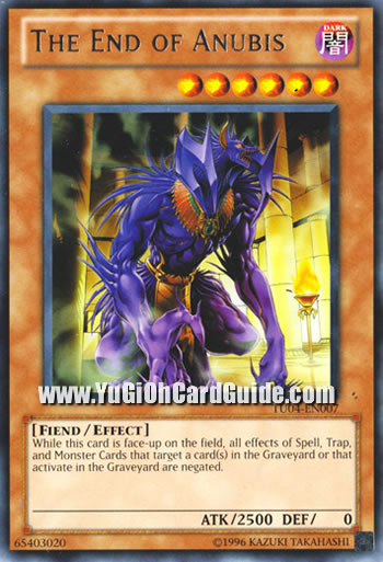 Yu-Gi-Oh Card: The End of Anubis