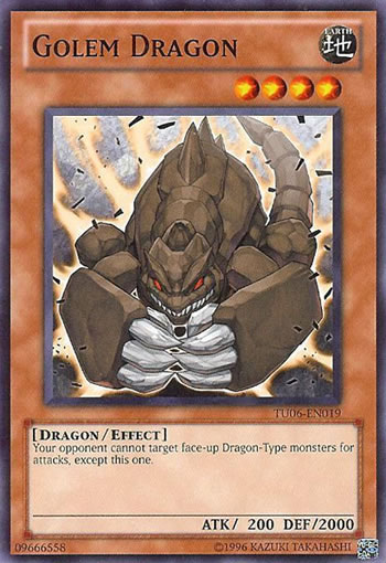 Yu-Gi-Oh Card: Golem Dragon
