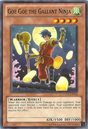 Yu-Gi-Oh Card: Goe Goe the Gallant Ninja