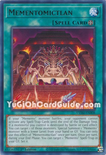 Yu-Gi-Oh Card: Mementomictlan