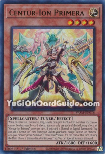 Yu-Gi-Oh Card: Centur-Ion Primera