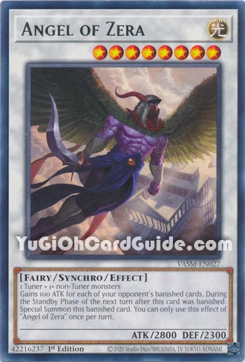 Yu-Gi-Oh Card: Angel of Zera