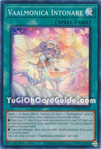 Yu-Gi-Oh Card: Vaalmonica Intonare