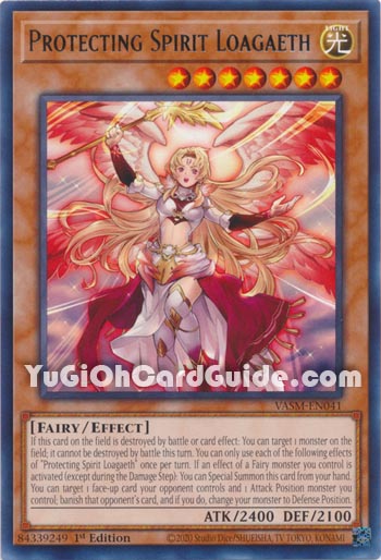 Yu-Gi-Oh Card: Protecting Spirit Loagaeth
