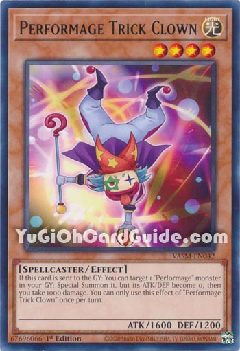 Yu-Gi-Oh Card: Performage Trick Clown