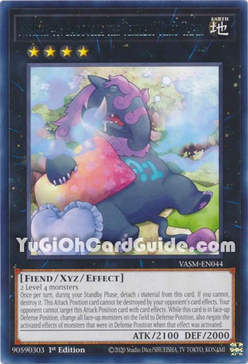 Yu-Gi-Oh Card: Number 41: Bagooska the Terribly Tired Tapir