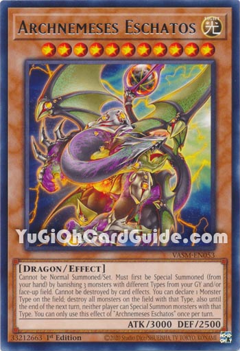 Yu-Gi-Oh Card: Archnemeses Eschatos