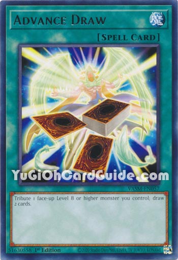 Yu-Gi-Oh Card: Advance Draw