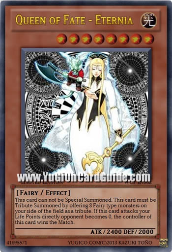 Yu-Gi-Oh Card: Queen of Fate - Eternia
