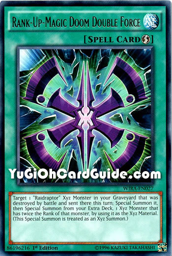Yu-Gi-Oh Card: Rank-Up-Magic Doom Double Force