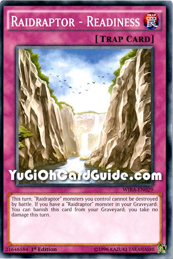 Yu-Gi-Oh Card: Raidraptor - Readiness