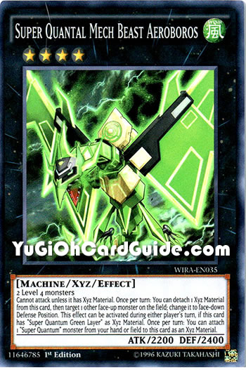 Yu-Gi-Oh Card: Super Quantal Mech Beast Aeroboros