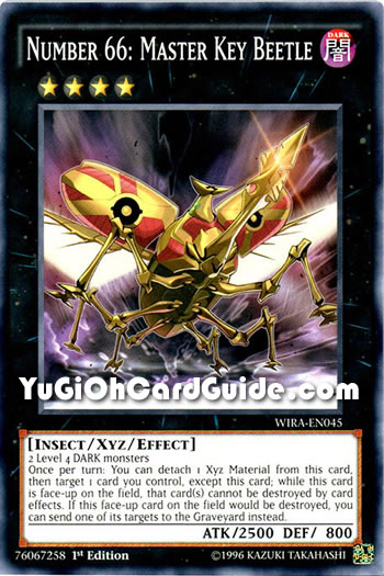 Yu-Gi-Oh Card: Number 66: Master Key Beetle