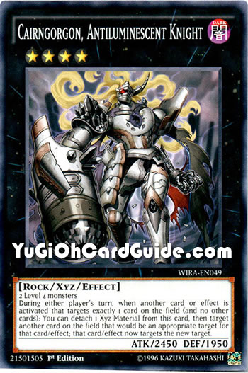 Yu-Gi-Oh Card: Cairngorgon, Antiluminescent Knight