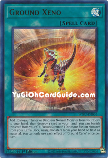 Yu-Gi-Oh Card: Ground Xeno