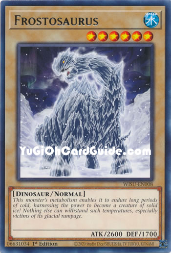 Yu-Gi-Oh Card: Frostosaurus