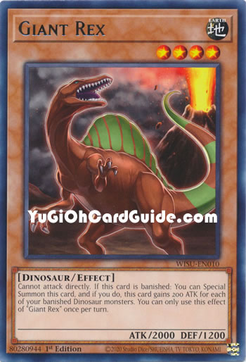 Yu-Gi-Oh Card: Giant Rex