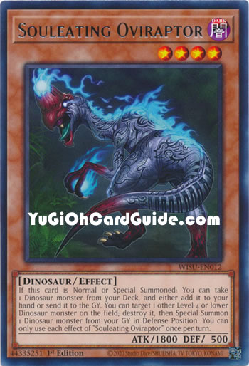 Yu-Gi-Oh Card: Souleating Oviraptor