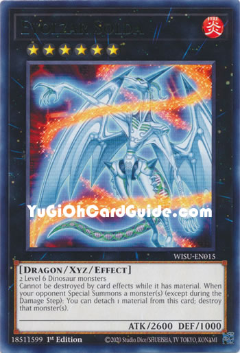 Yu-Gi-Oh Card: Evolzar Solda