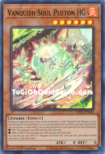 Yu-Gi-Oh Card: Vanquish Soul Pluton HG