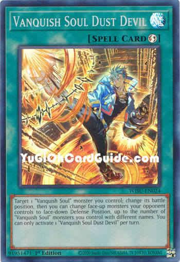 Yu-Gi-Oh Card: Vanquish Soul Dust Devil