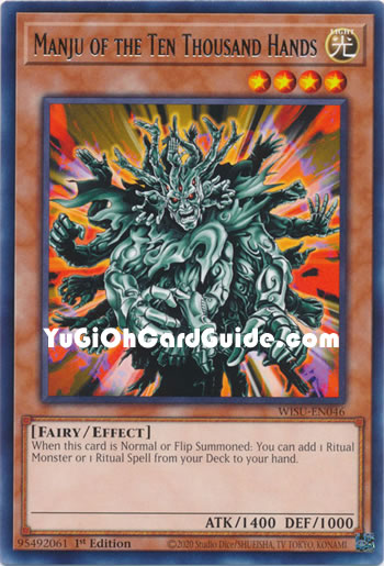 Yu-Gi-Oh Card: Manju of the Ten Thousand Hands