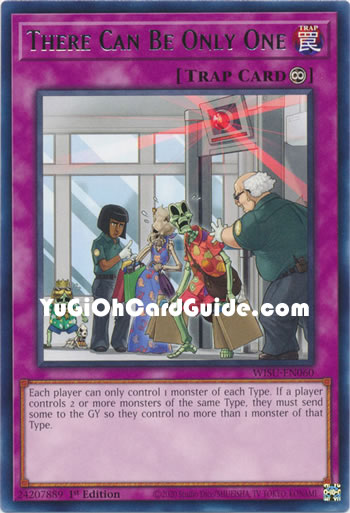 Yu-Gi-Oh Card: There Can Be Only One