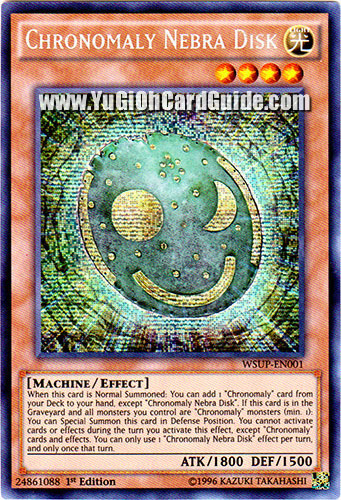 Yu-Gi-Oh Card: Chronomaly Nebra Disk