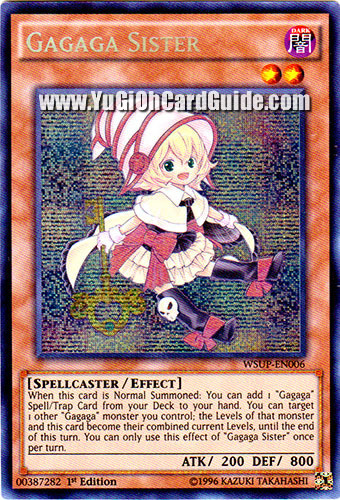 Yu-Gi-Oh Card: Gagaga Sister
