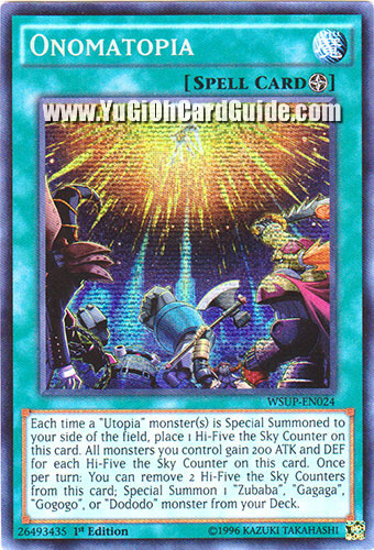 Yu-Gi-Oh Card: Onomatopia