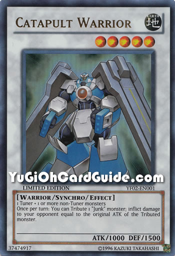 Yu-Gi-Oh! - Catapult Warrior (SP13-EN049) – Star Pack 2013 – Édition Illimitée – Starfoil Rare