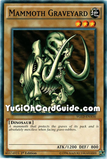 Yu-Gi-Oh Card: Mammoth Graveyard