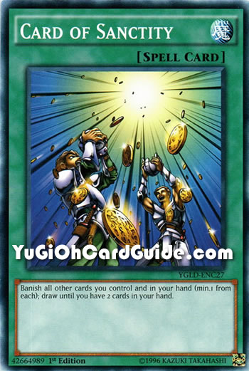 Yu-Gi-Oh Card: Card of Sanctity