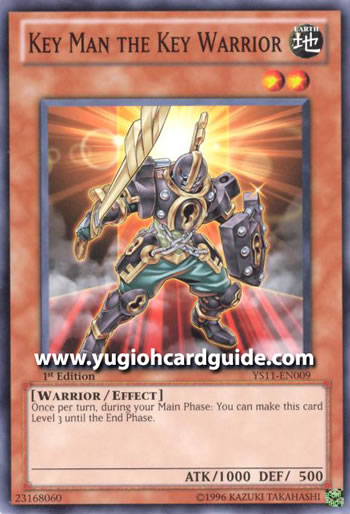 Yu-Gi-Oh Card: Key Man the Key Warrior