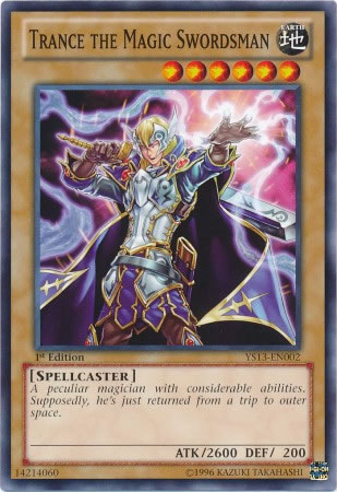 Yu-Gi-Oh Card: Trance the Magic Swordsman
