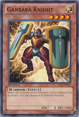 Yu-Gi-Oh Card: Ganbara Knight