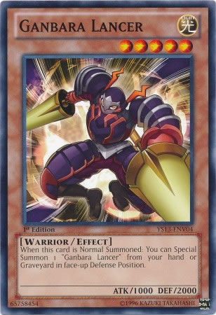 Yu-Gi-Oh Card: Ganbara Lancer