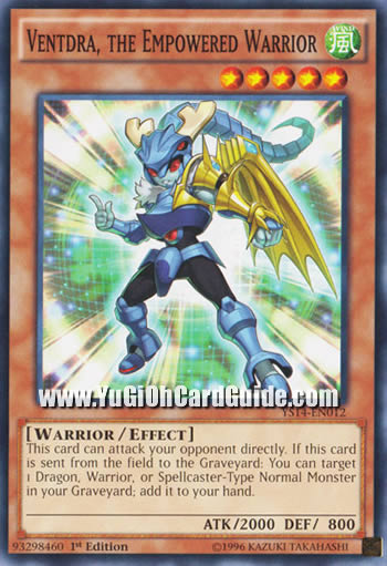 Yu-Gi-Oh Card: Ventdra, the Empowered Warrior