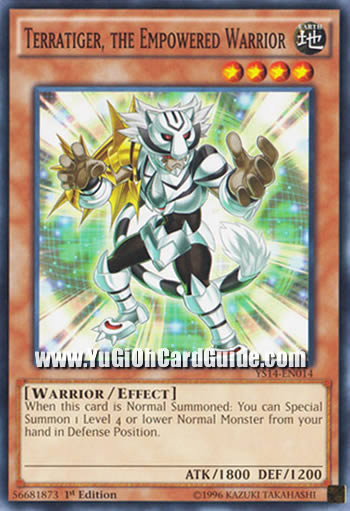 Yu-Gi-Oh Card: Terratiger, the Empowered Warrior