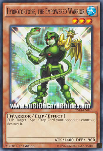 Yu-Gi-Oh Card: Hydrotortoise, the Empowered Warrior