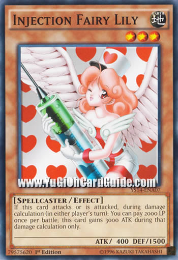 Yu-Gi-Oh Card: Injection Fairy Lily