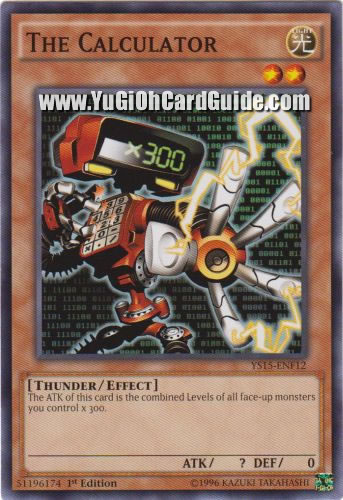 Yu-Gi-Oh Card: The Calculator