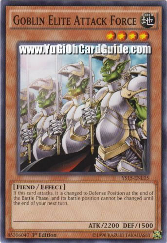 Yu-Gi-Oh Card: Goblin Elite Attack Force