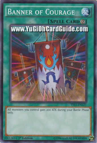 Yu-Gi-Oh Card: Banner of Courage