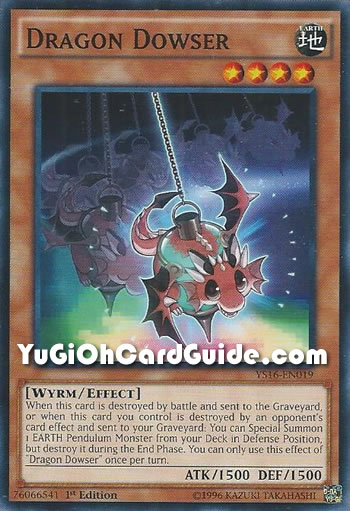 Yu-Gi-Oh Card: Dragon Dowser