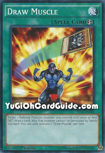 Yu-Gi-Oh Card: Draw Muscle