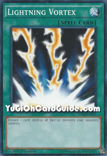 Yu-Gi-Oh Card: Lightning Vortex